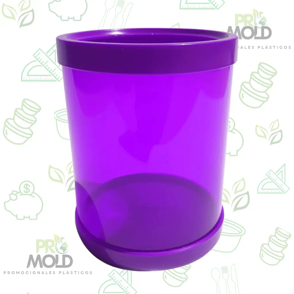 Porta Lápiz Escritorio Traslúcido