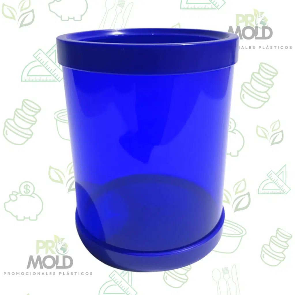 Porta Lápiz Escritorio Traslúcido